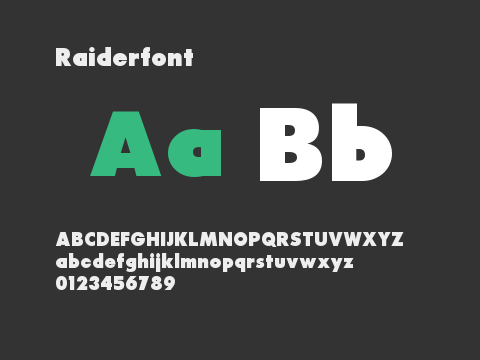 Raiderfont