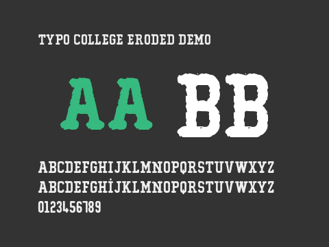 Typo College Eroded Demo