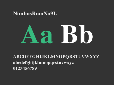 NimbusRomNo9L