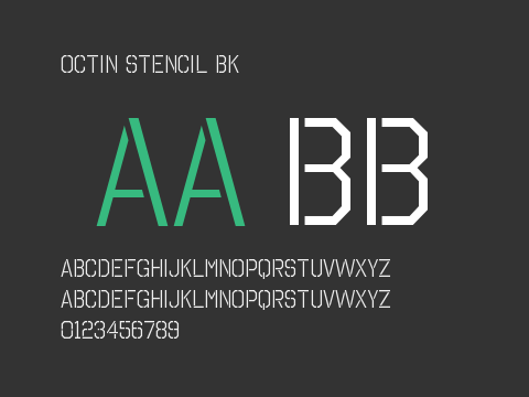 Octin Stencil Bk