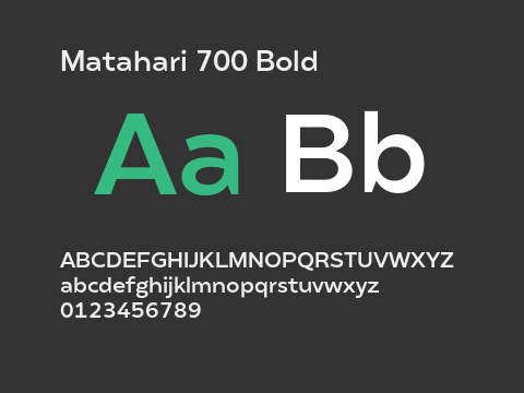 Matahari 700 Bold