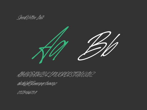 SpeedWritten Italic