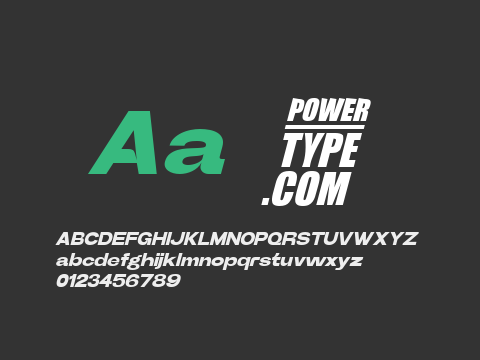 Power Grotesk Heavy Ita