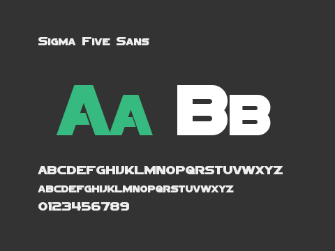 Sigma Five Sans