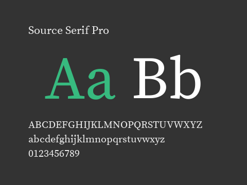 Source Serif Pro