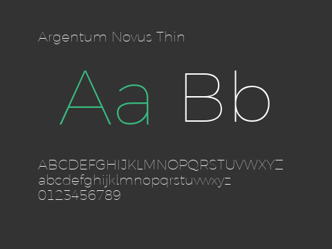 Argentum Novus Thin