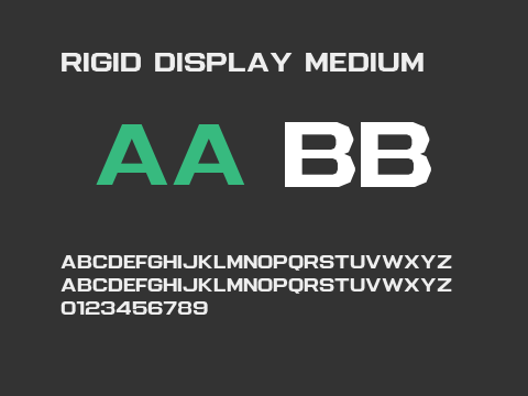 Rigid Display Medium