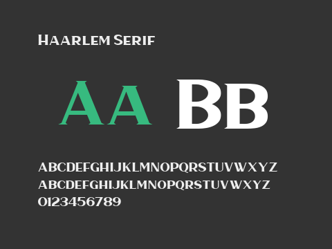 Haarlem Serif