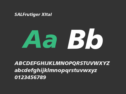 SALFrutiger XItal