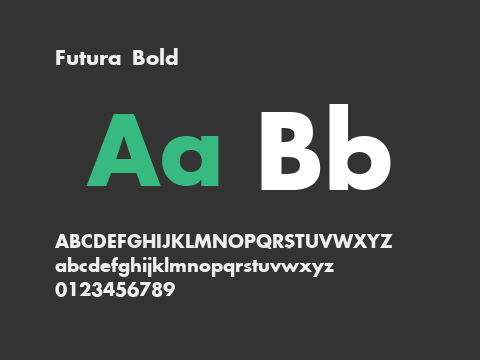 Futura Bold