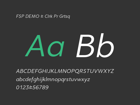 FSP DEMO - Clrk Pr Grtsq