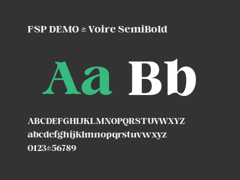 FSP DEMO - Voire SemiBold