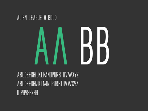 Alien League II Bold