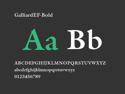 GalliardEF-Bold