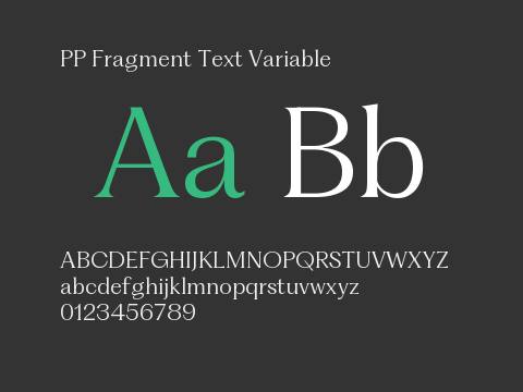 PP Fragment Text Variable