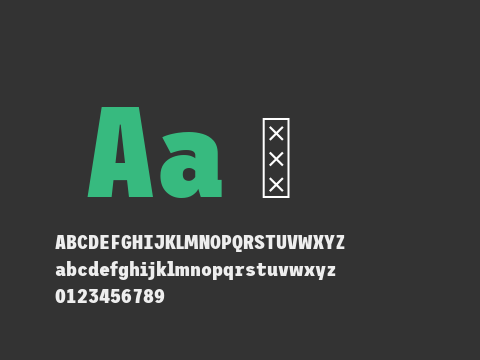 Trispace SemiCondensed ExtraBold