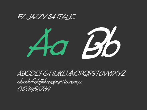 FZ JAZZY 34 ITALIC