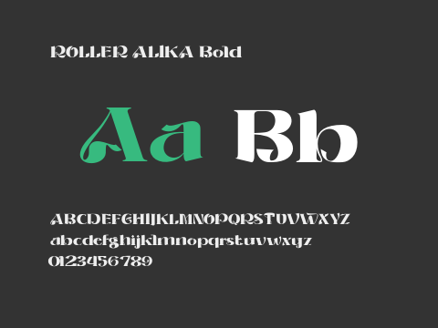 ROLLER ALIKA Bold