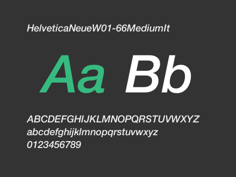 HelveticaNeueW01-66MediumIt