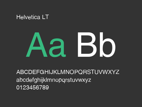 Helvetica LT
