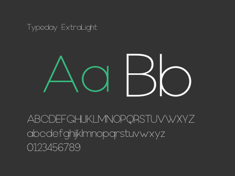 Typeday ExtraLight