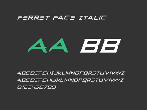 Ferret Face Italic