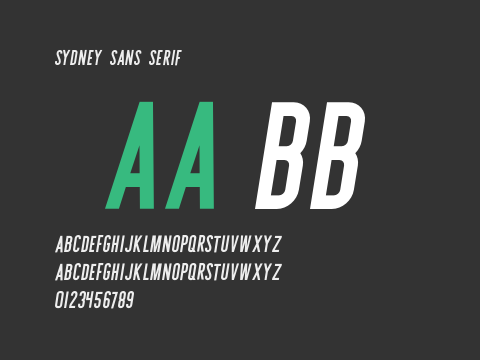 Sydney Sans Serif