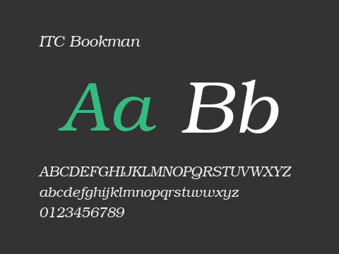 ITC Bookman