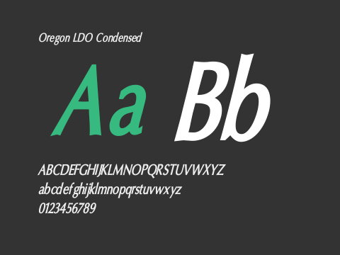 Oregon LDO Condensed