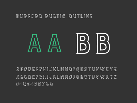 Burford Rustic Outline