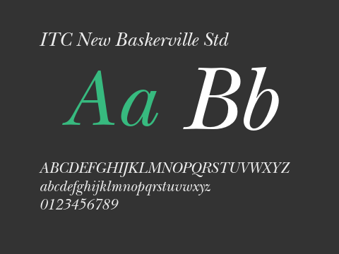 ITC New Baskerville Std