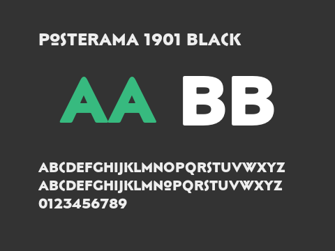 Posterama 1901 Black