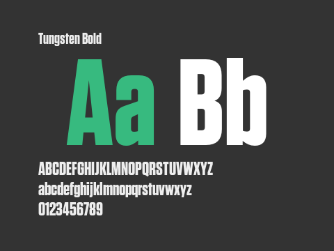 Tungsten Bold