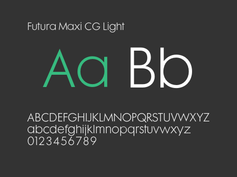 Futura Maxi CG Light