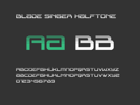 Blade Singer Halftone