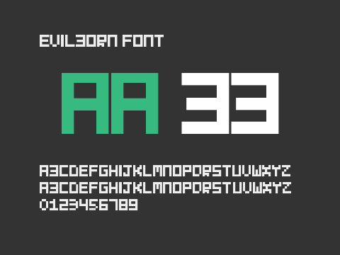 Evilborn Font