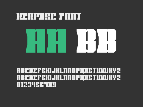 Kerpose Font