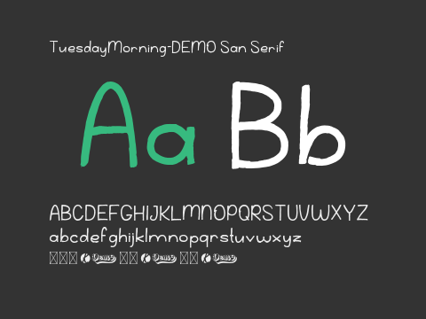 TuesdayMorning-DEMO San Serif