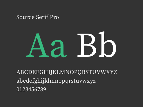 Source Serif Pro