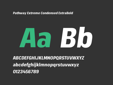 Pathway Extreme Condensed ExtraBold