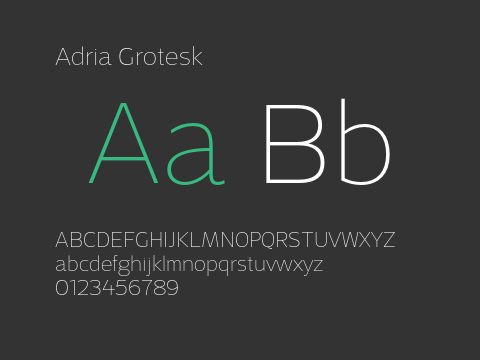 Adria Grotesk