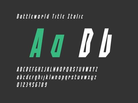 Battleworld Title Italic