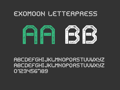 Exomoon Letterpress