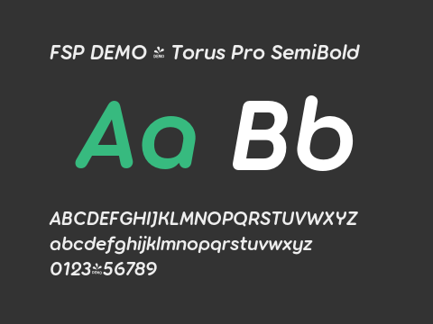 FSP DEMO - Torus Pro SemiBold