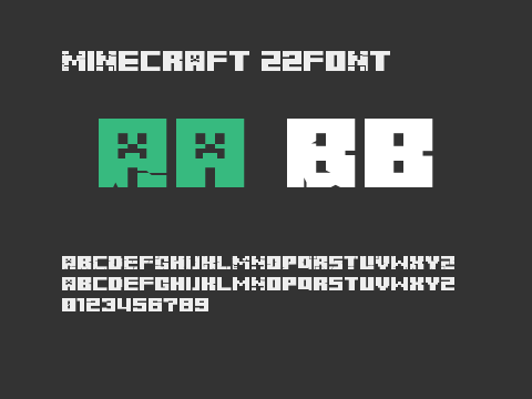 Minecraft z2font