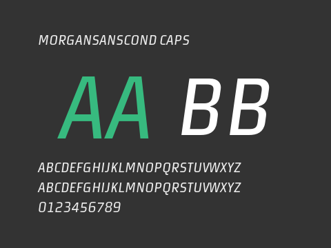 MorganSansCond Caps