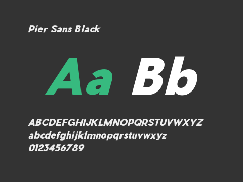 Pier Sans Black