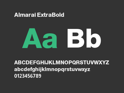 Almarai ExtraBold