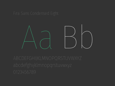 Fira Sans Condensed Eight