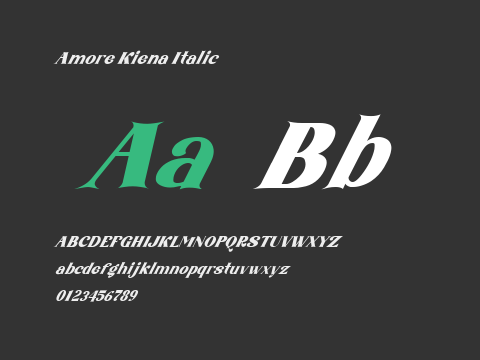 Amore Kiena Italic